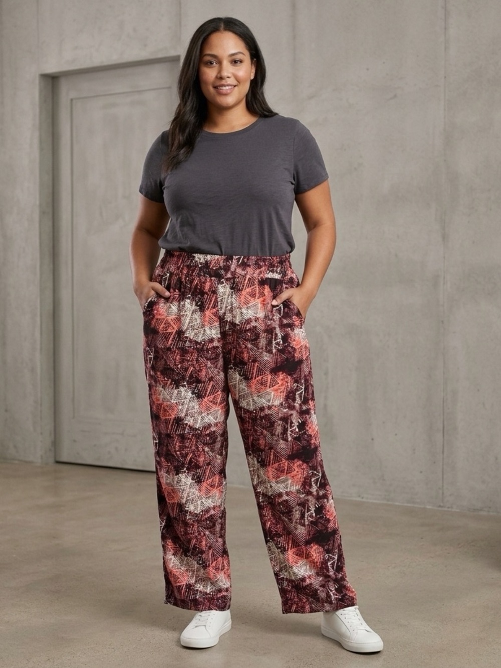 Rewash Pull on Rayon Pants Size XL